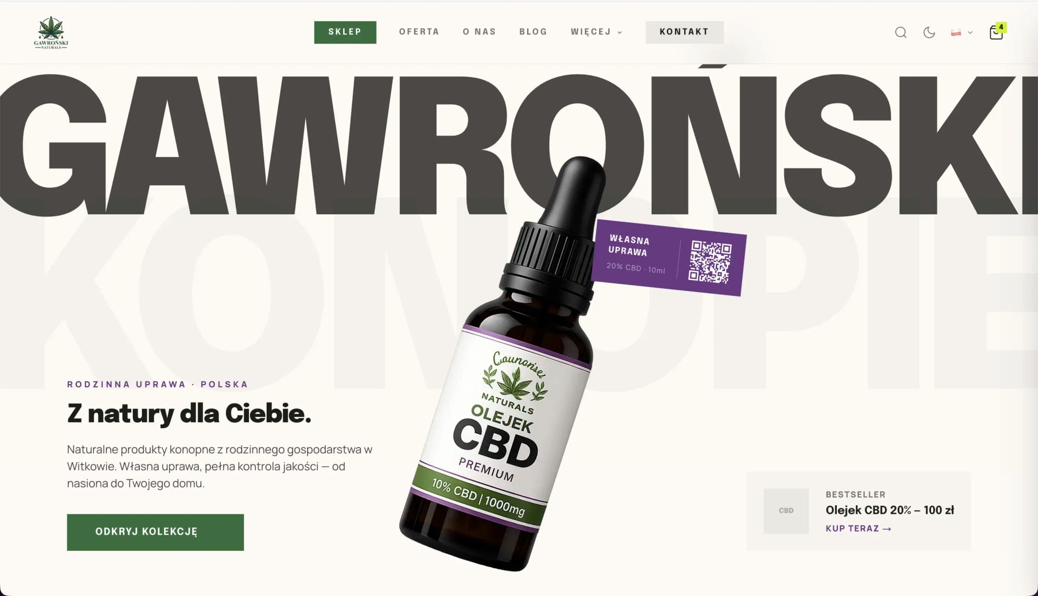 Gawroński — E-commerce · Rebranding