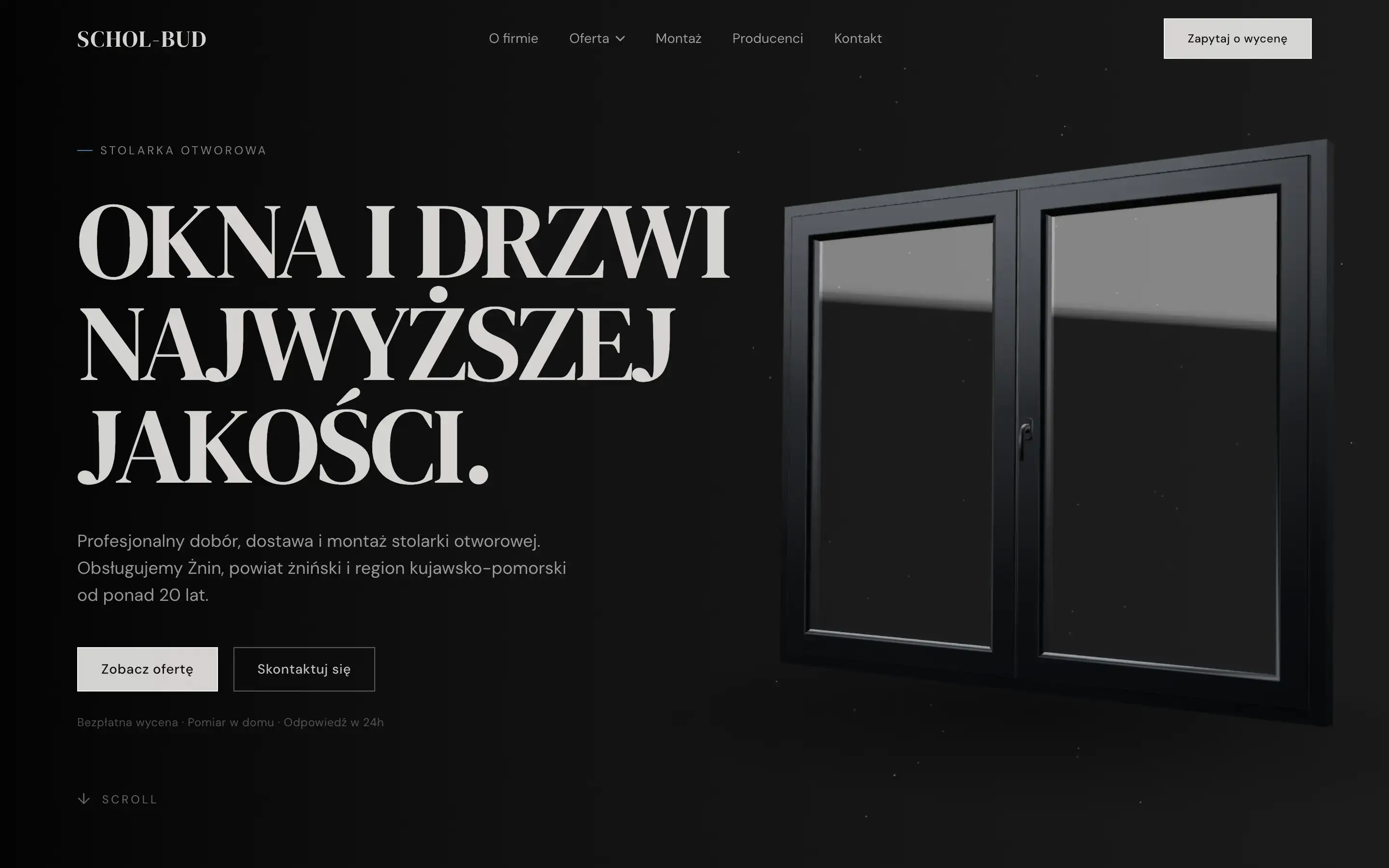 Schol-Bud — Strona ofertowa