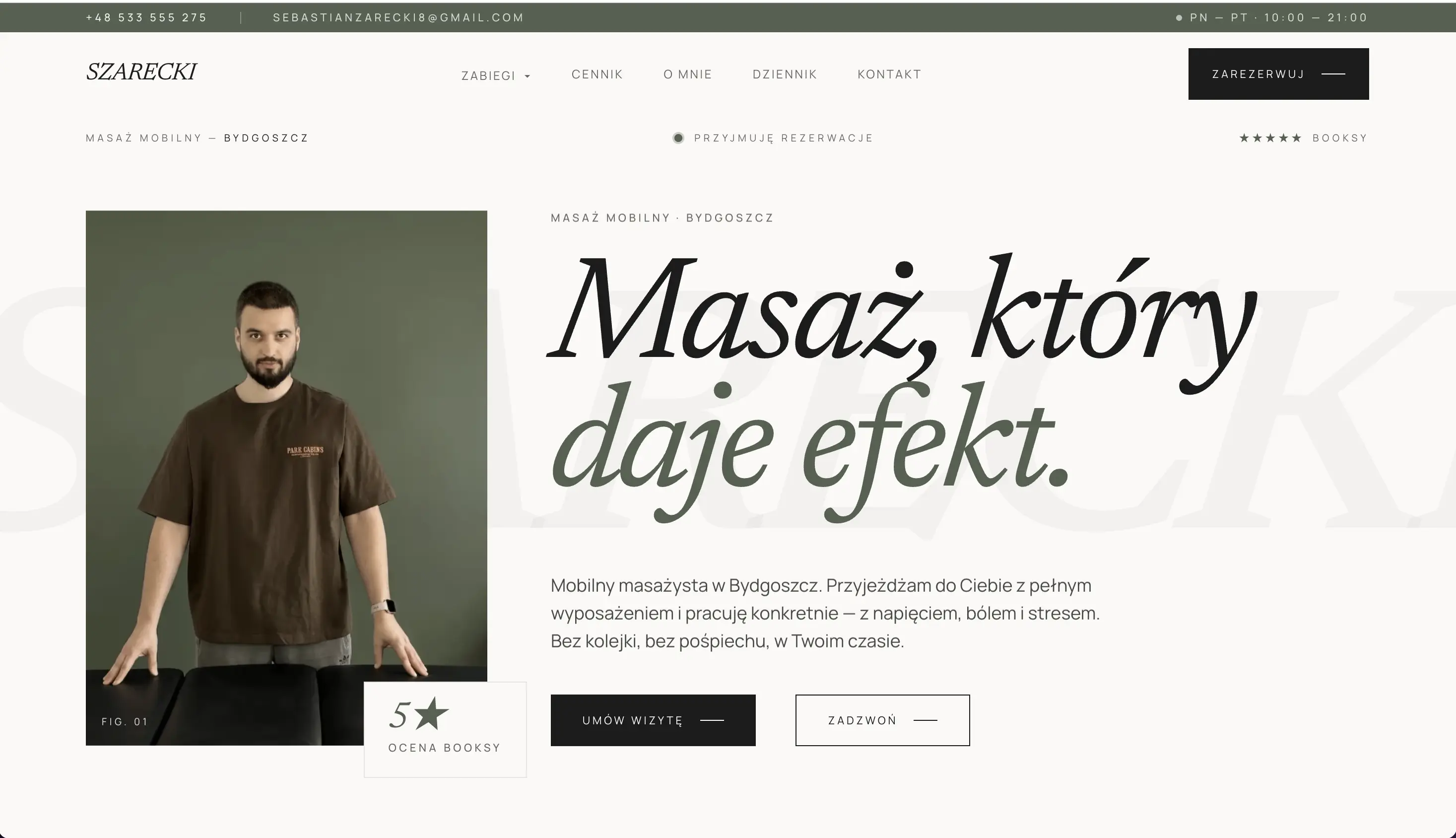 Szarecki — Personal brand · Lokalne SEO